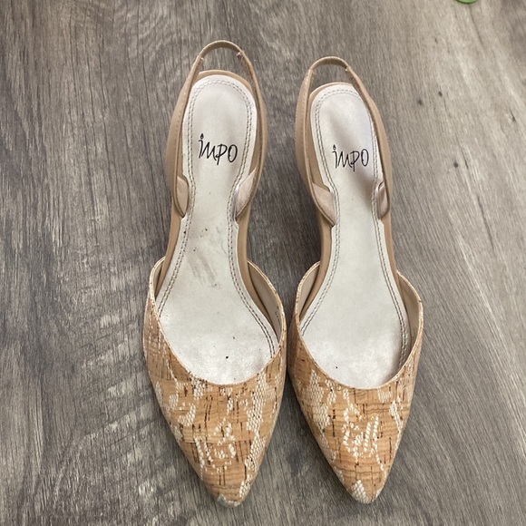 Impo cork small heel shoes size 7.5 - Picture 3 of 8